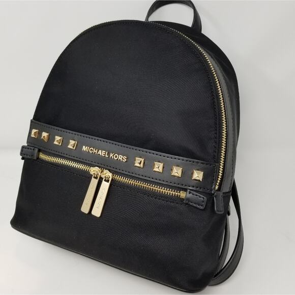 Michael Kors Handbags - Michael Kors NEW Authentic Black Backpack Medium Size Black Bag